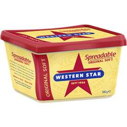 Western Star Original Soft Spreadable Butter 500g