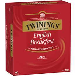 Twinings English Breakfast Tea Bags 100pk