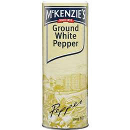 McKenzies Ground White Pepper 100g