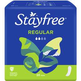 Stayfree Pad Ultra Thin No Wings Regular 20pk