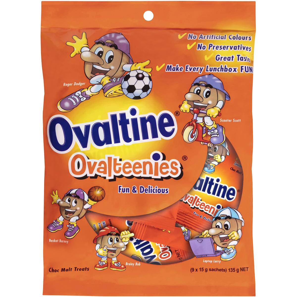 Ovaltine Ovalteenies 135g 9pk