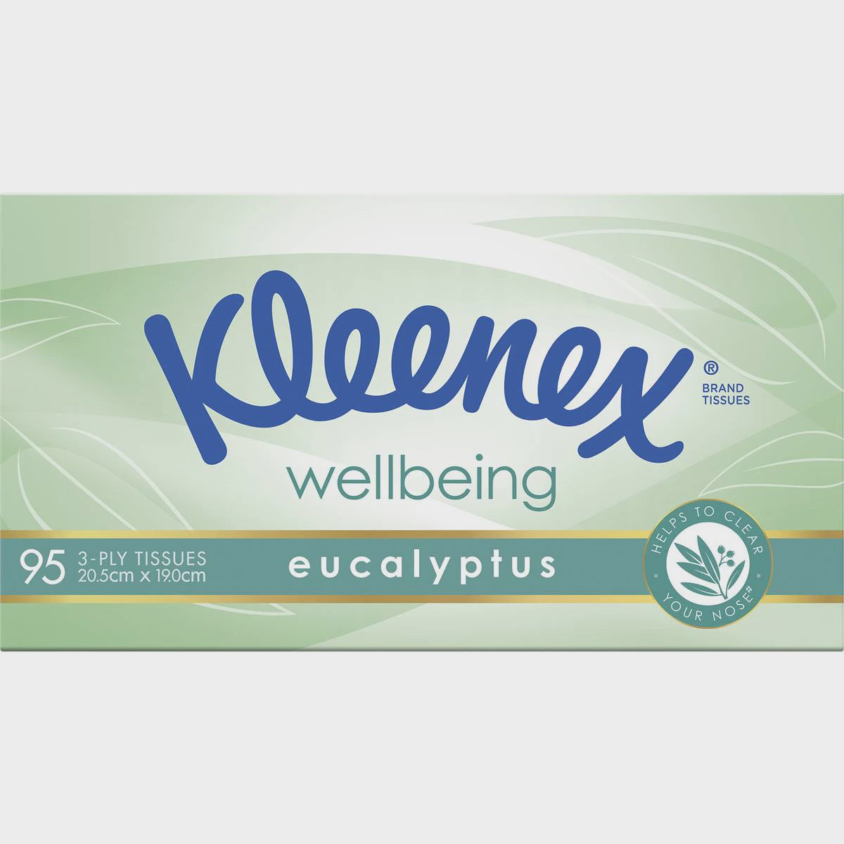 Kleenex Eucalyptus 3ply Tissues 95pk