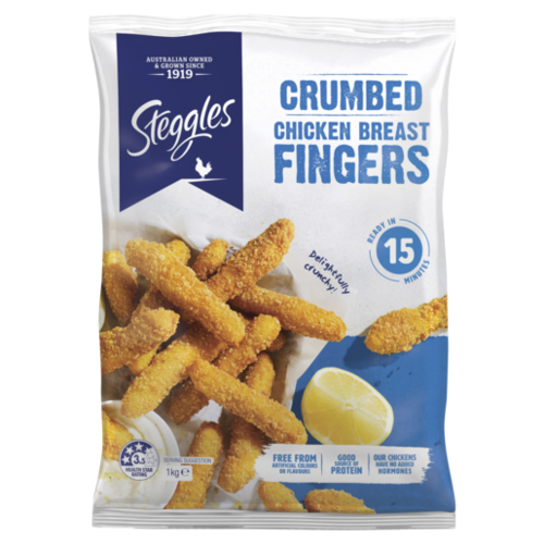 Steggles Chicken Breast Fingers 1kg