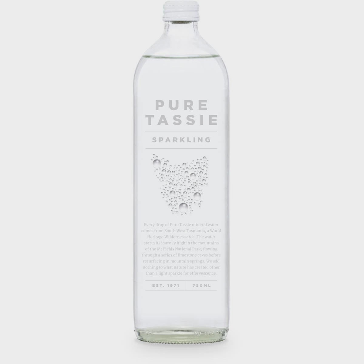 Pure Tassie Sparkling Water 750ml