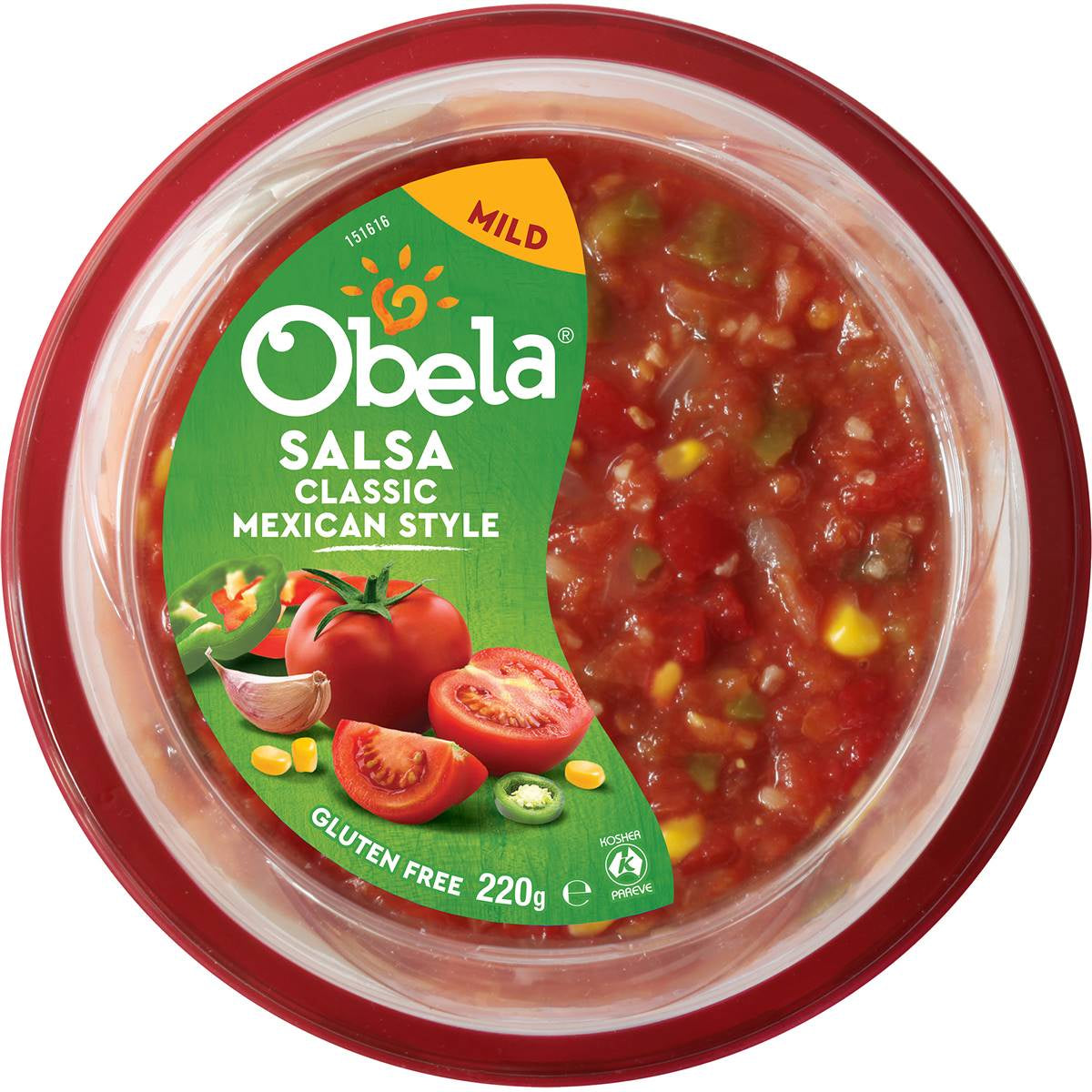 Obela Classic Mexican Style Salsa 220g