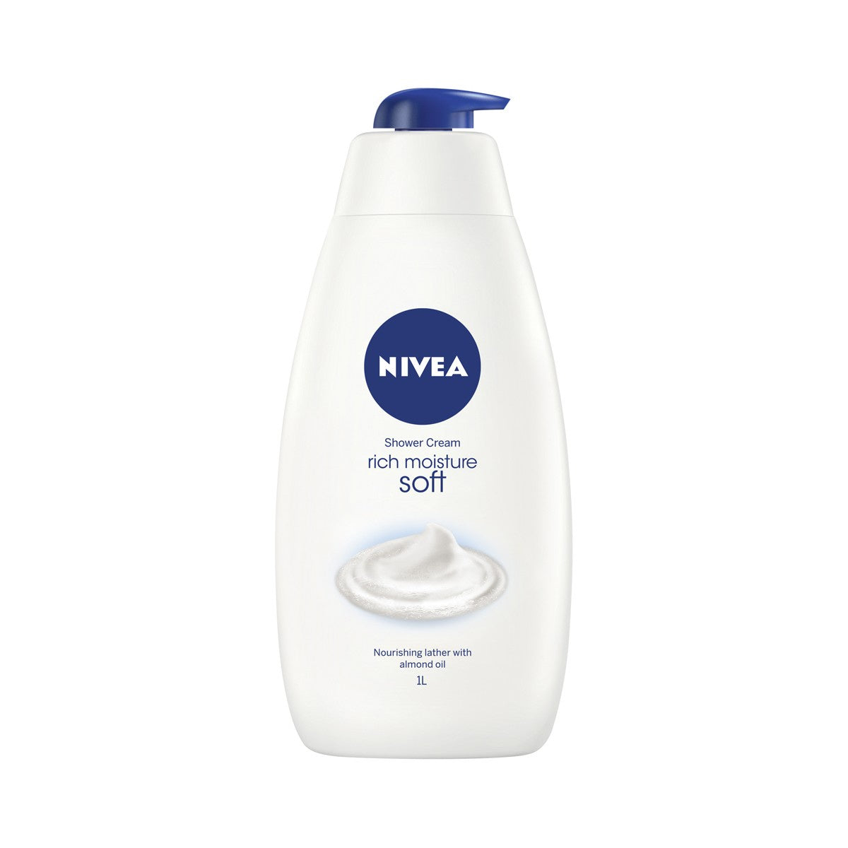 Nivea Shower Creme Soft with Almond Oil Moisture Soft 1l