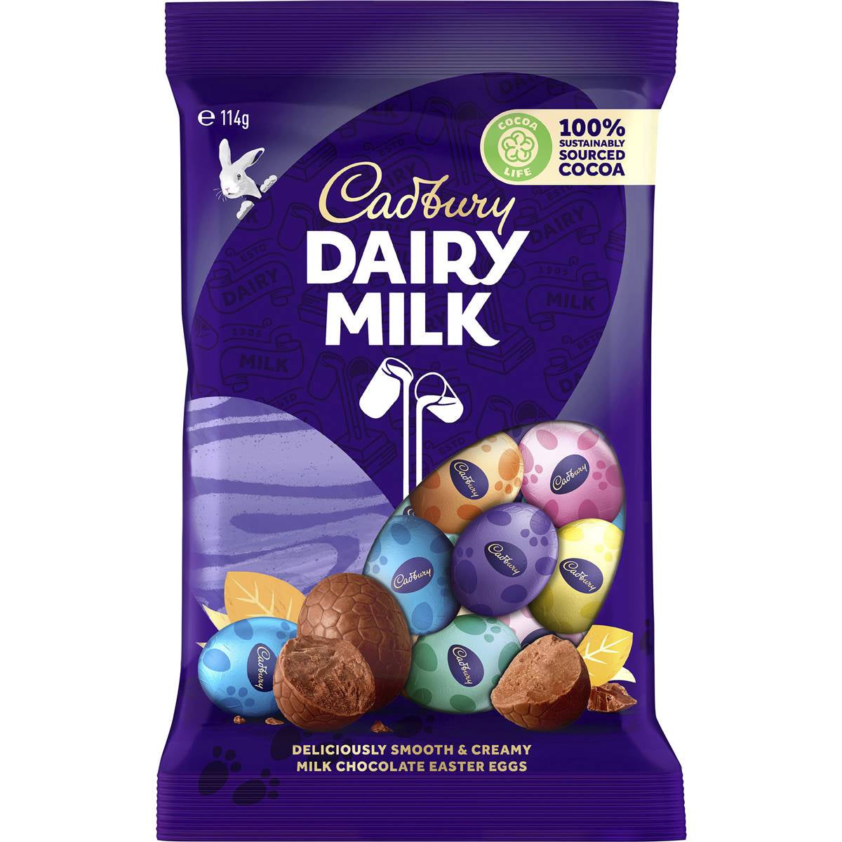 Cadbury Dairy Milk Chocolate Eggs 114g