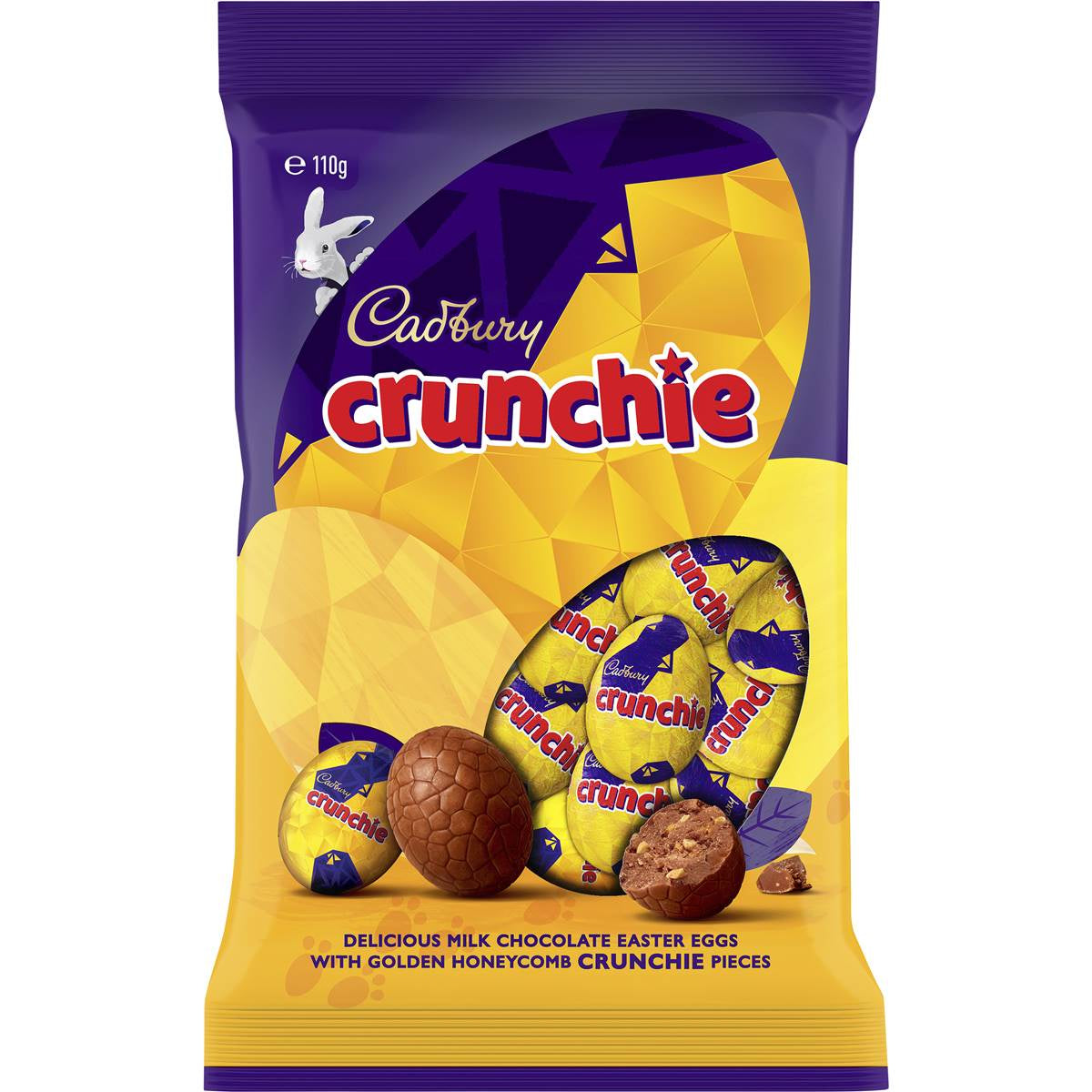 Cadbury Crunchie Chocolate Eggs 110g