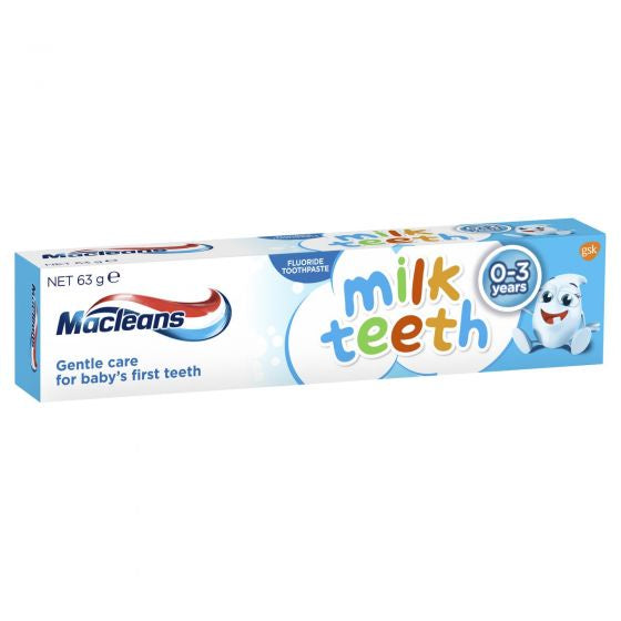 Macleans Milk Teeth Kids Toothpaste 0-3 Years 63g