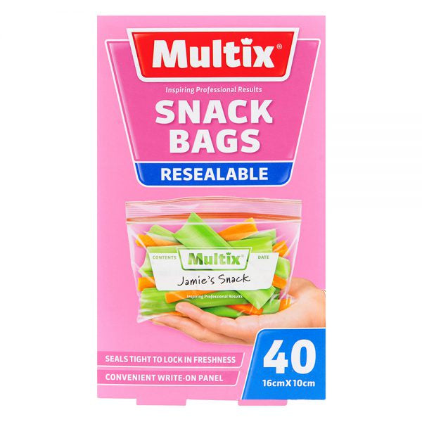 Multix Snack Bags 40pk