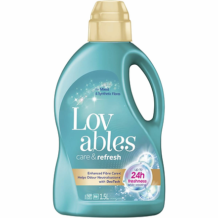 Lovables Mixed & Synthetic Fibres Laundry Liquid 1.5l