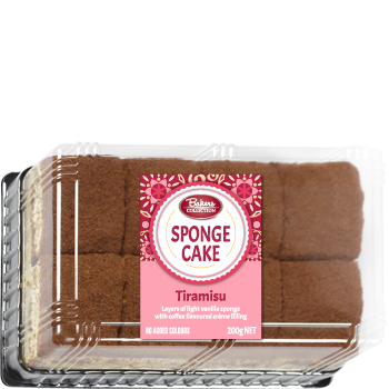 Bakers Collection Tiramisu Sponge Cake 200g