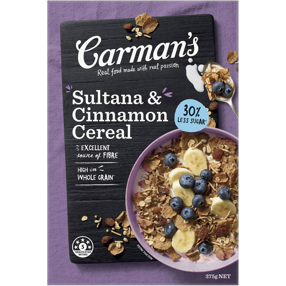 Carmans Sultana & Cinnamon Cereal 375g