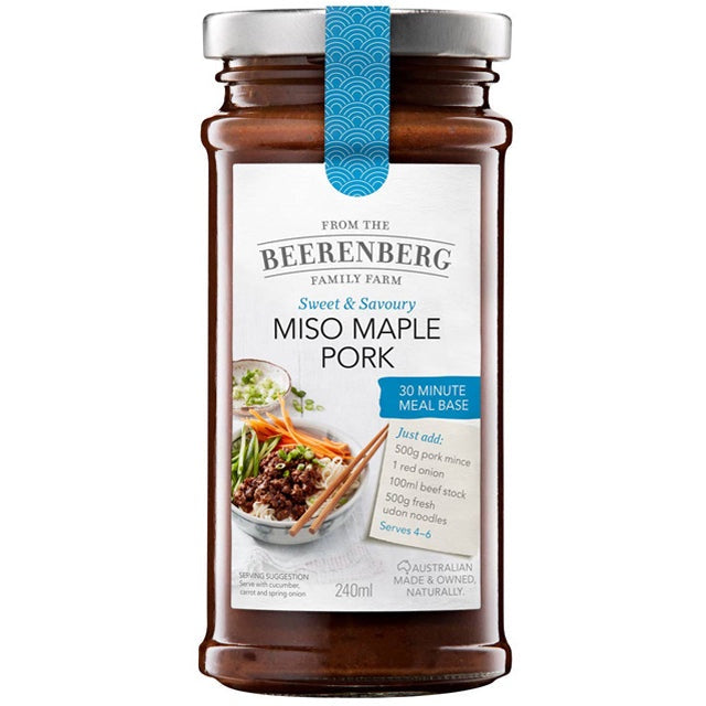 Beerenberg Miso Maple Pork Meal Base 240ml