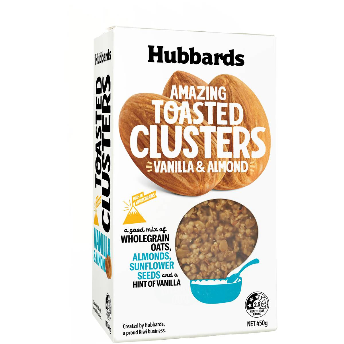 Hubbards Vanilla & Almond Toasted Clusters 450g