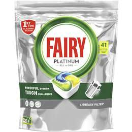 Fairy Platinum Plus Expert All In One Dishwasher Tablets 42pk