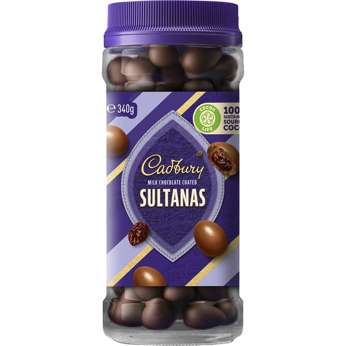 Cadbury Chocolate Coated Sultanas 340g