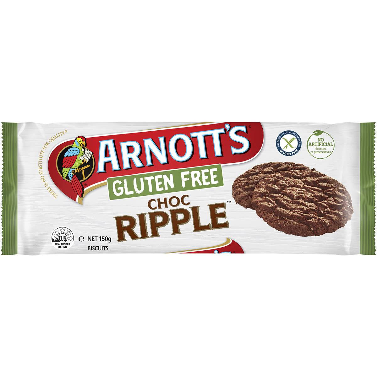 Arnotts GF Chocolate Ripple Biscuits 150g