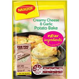 Maggi Creamy Cheese & Garlic Potato Bake Recipe Base 23g