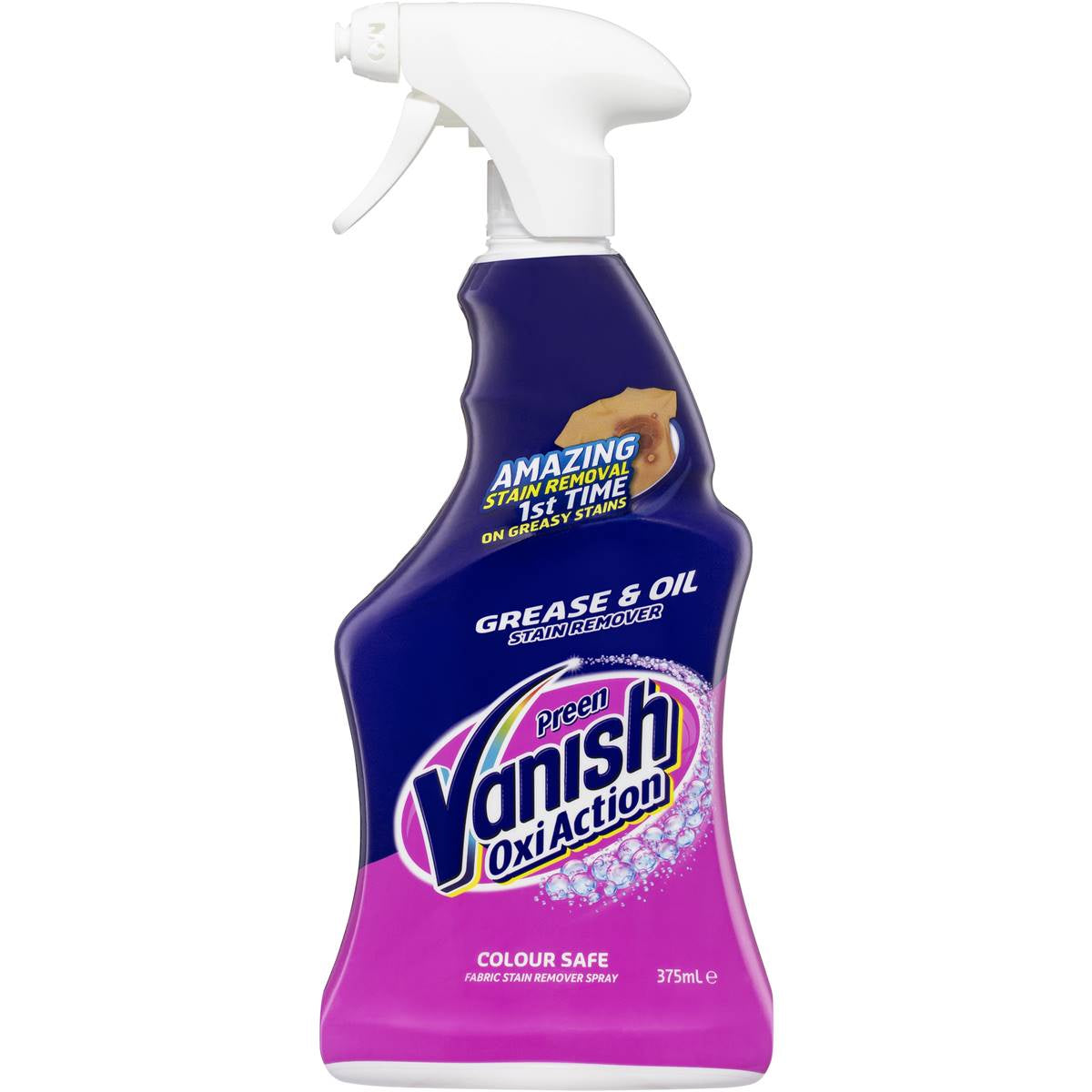 Vanish Preen Oxi Action Ultra Degreaser Stain Remover Spray 375ml