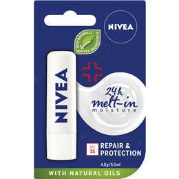 Nivea Repair & Protection Moisturising SPF15 Lip Balm 4.8g