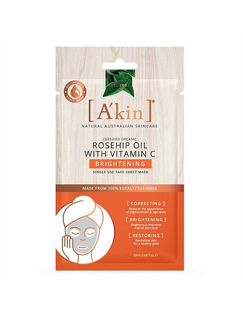 A'kin Brightening Sheet Mask 20ml