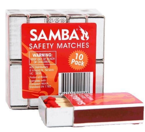 Samba Matches 10pk