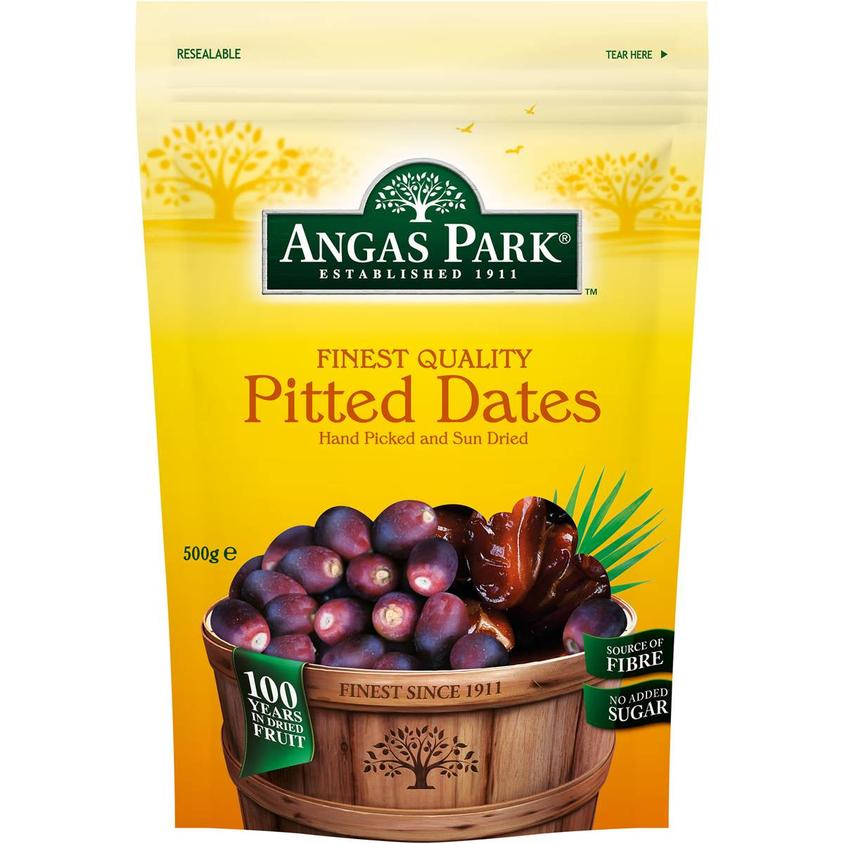 Angas Park Pitted Dates 500g