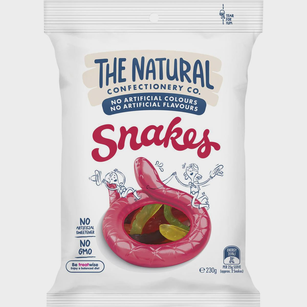 The Natural Confectionery Co Snakes 230g