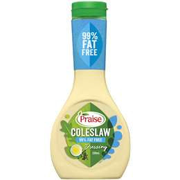 Praise 99% Fat Free Coleslaw Dressing 330ml