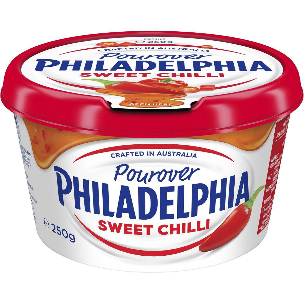 Philadelphia Sweet Chilli Cream Cheese Pourover 250g