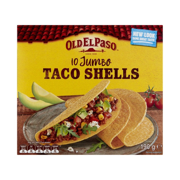 Old El Paso Jumbo Taco Shells 10pk