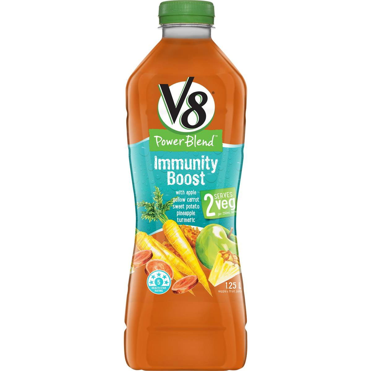 Campbells V8 Power Blend Immunity Boost Juice 1.25l