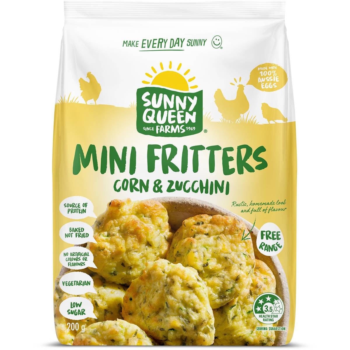 Sunny Queen Corn & Zucchini Mini Fritters 200g