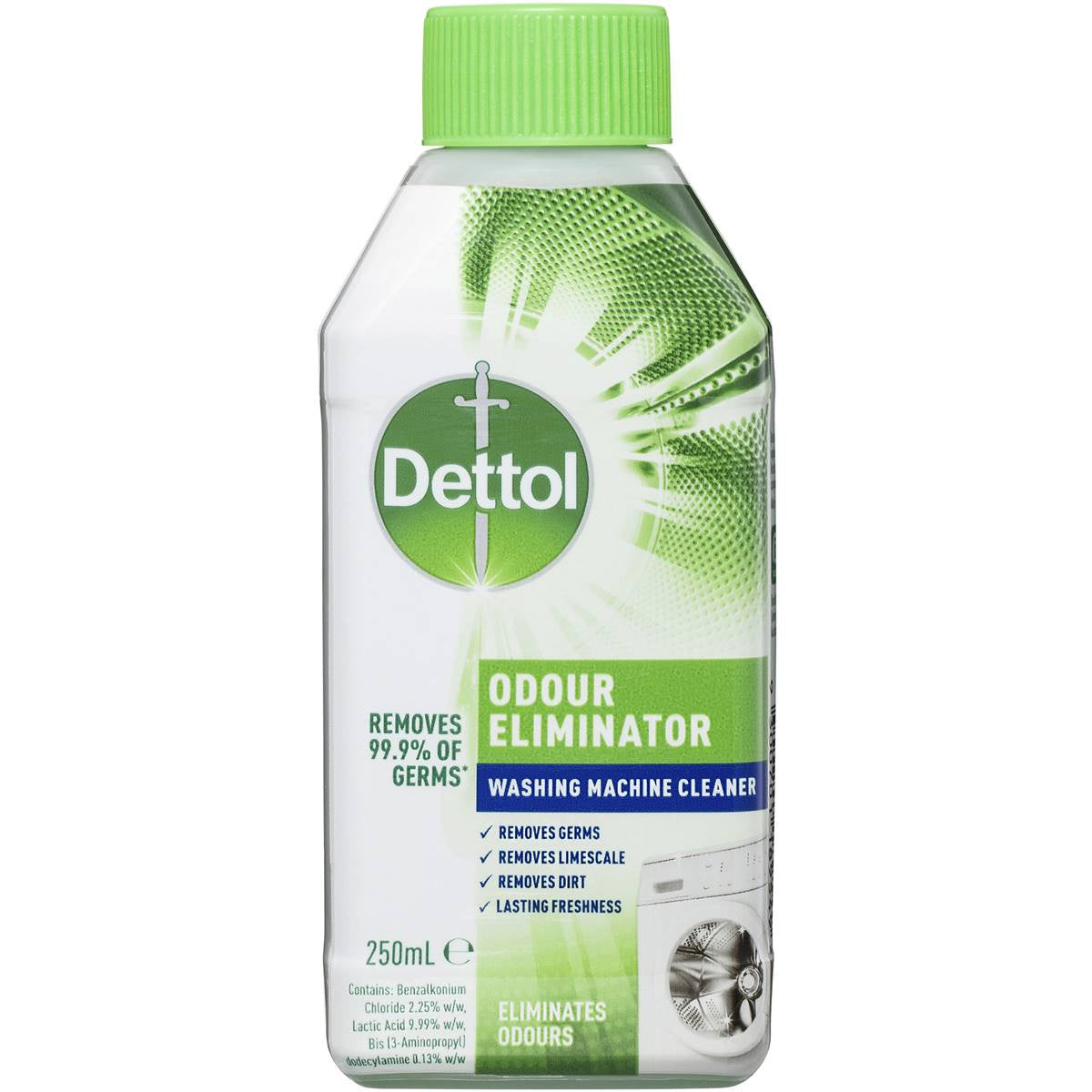 Dettol Odour Eliminator Washing Machine Cleaner 250ml