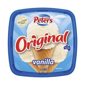 Peters Original Vanilla Ice Cream 2L