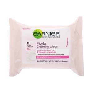 Garnier Micellar Cleansing Wipes 25pk