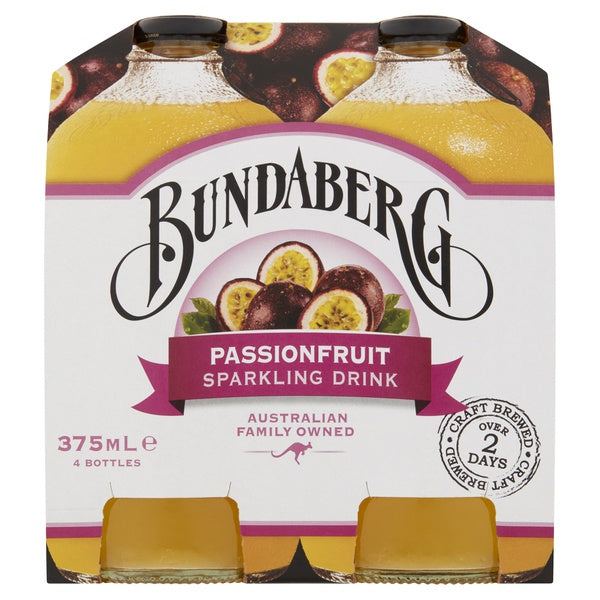 Bundaberg Passionfruit Sparkling Drink 200ml 6pk