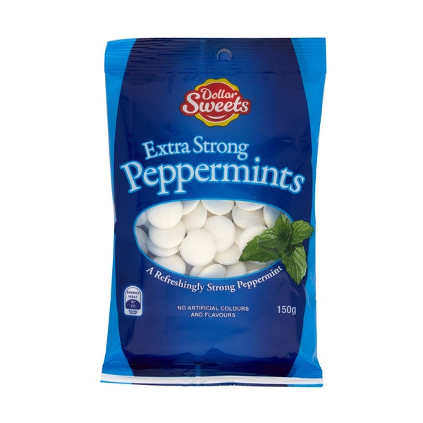 Dollar Sweets Extra Strong Peppermint 150g