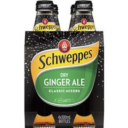 Schweppes Dry Ginger Ale 300ml 4pk