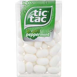 Tic Tacs Peppermint 24g