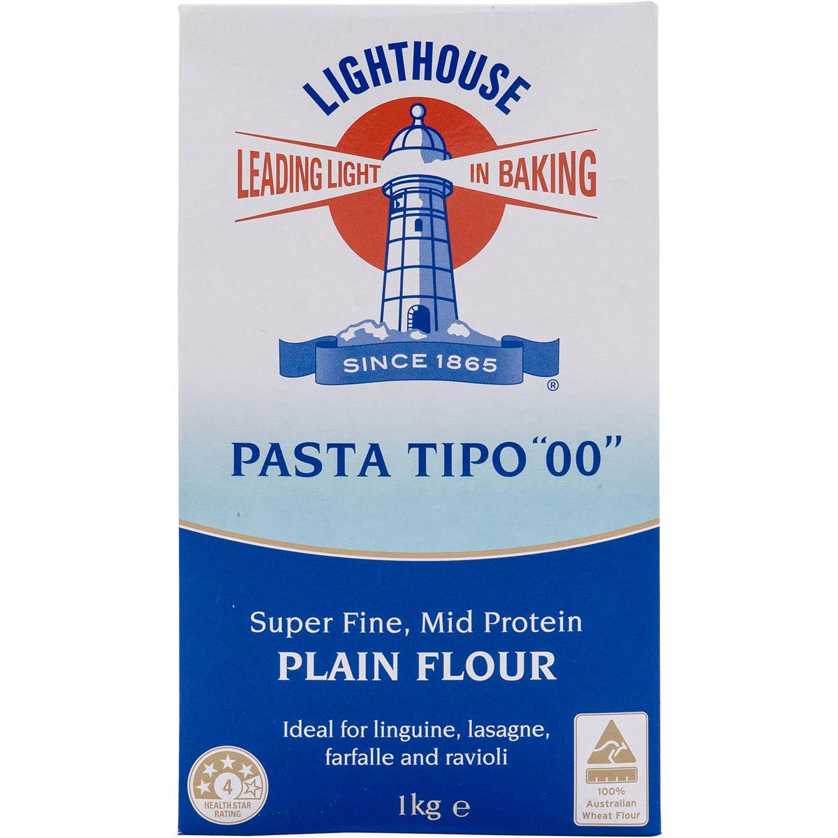 Lighthouse Pasta Tipo OO Plain Flour 1kg