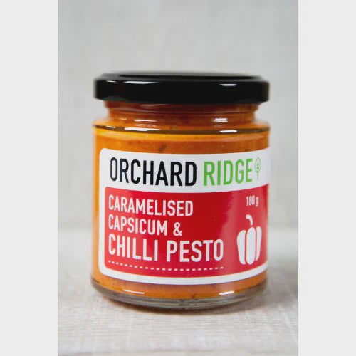 Orchard Ridge Caramelised Capsicum & Chilli Pesto 180g