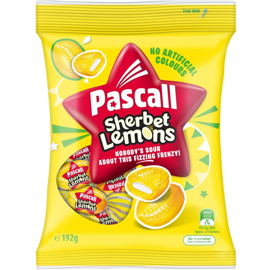 Pascall Lemon Sherbets 192g