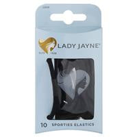 Lady Jayne Black Thick Elastics 12pk