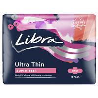 Libra Ultra Thin Super with Wings 18pk