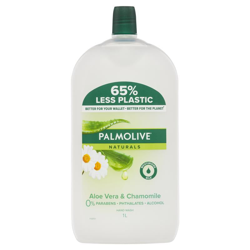 Palmolive Naturals Aloe Vera & Chamomile Hand Wash Refill 1l