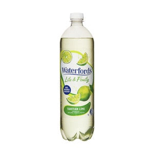 Waterfords Tahitian Lime Lite & Fruity Sparkling Mineral Water 1l