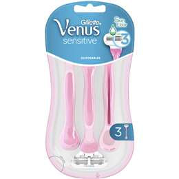 Gillette Venus Sensitive Disposable Shaver 3pk