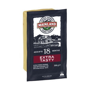 Mainland Extra Tasty Cheddar Cheese Block 250g